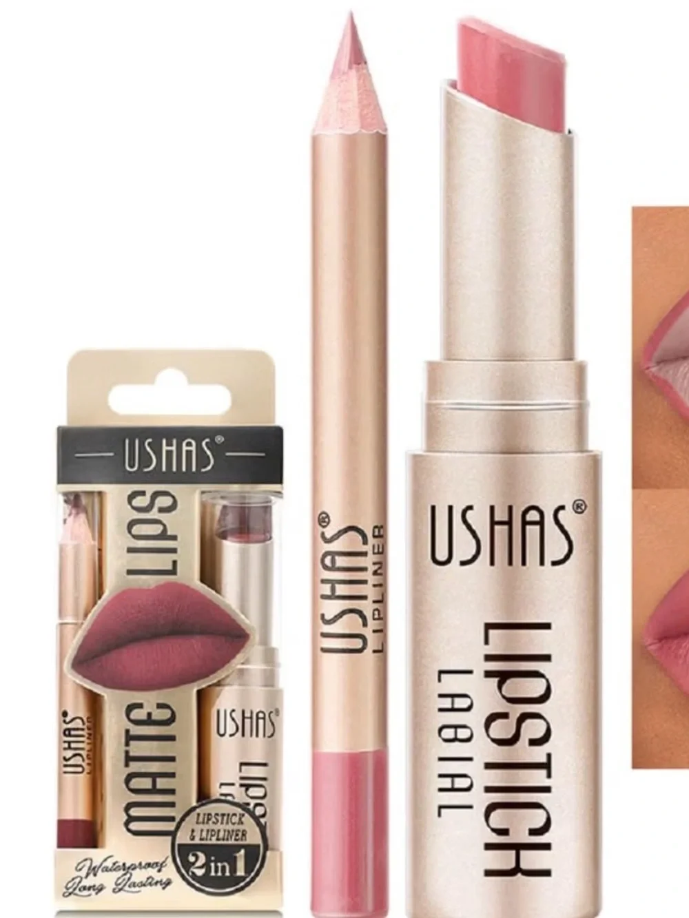 Matte Lipstick & Lip Liner Set